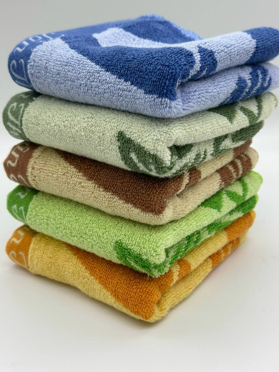 Khăn mặt hoa nở - Hình lá diêu bông